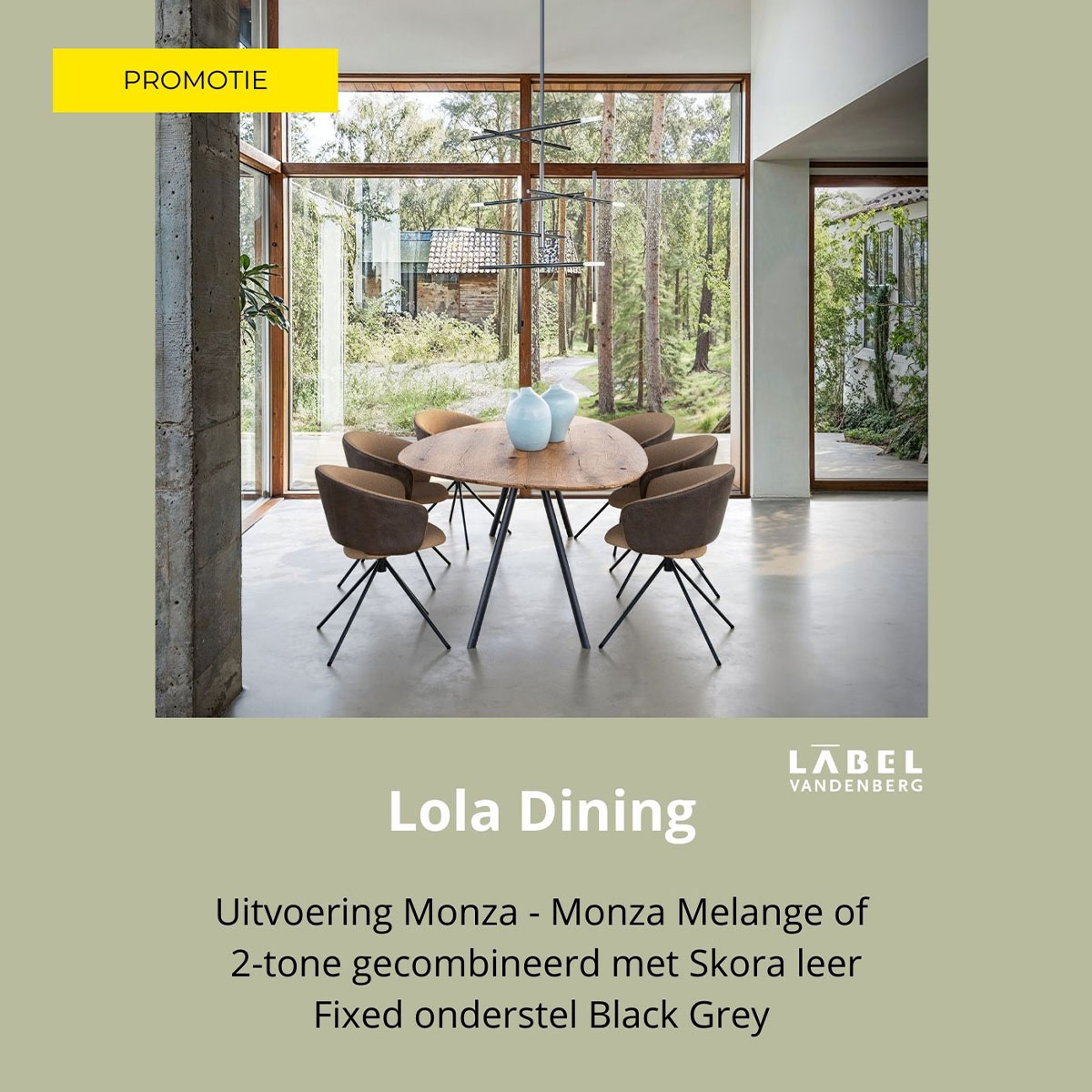 ACTIE - Promo Lola Dining eetkamerstoel