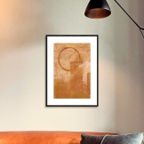 Wandkraft Sunrise In Orange Wanddecoratie thumbnail afbeelding 1