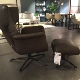 SALE - Fauteuil First Class + poef thumbnail afbeelding 0