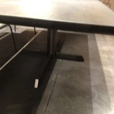 SALE - Dyyk Oxx Eetkamertafel 240x100x76 cm Eiken Smoke thumbnail afbeelding 0