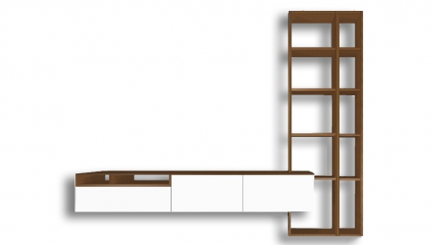 Afbeelding Interstar Optie 6: 214-10 Wandmeubel