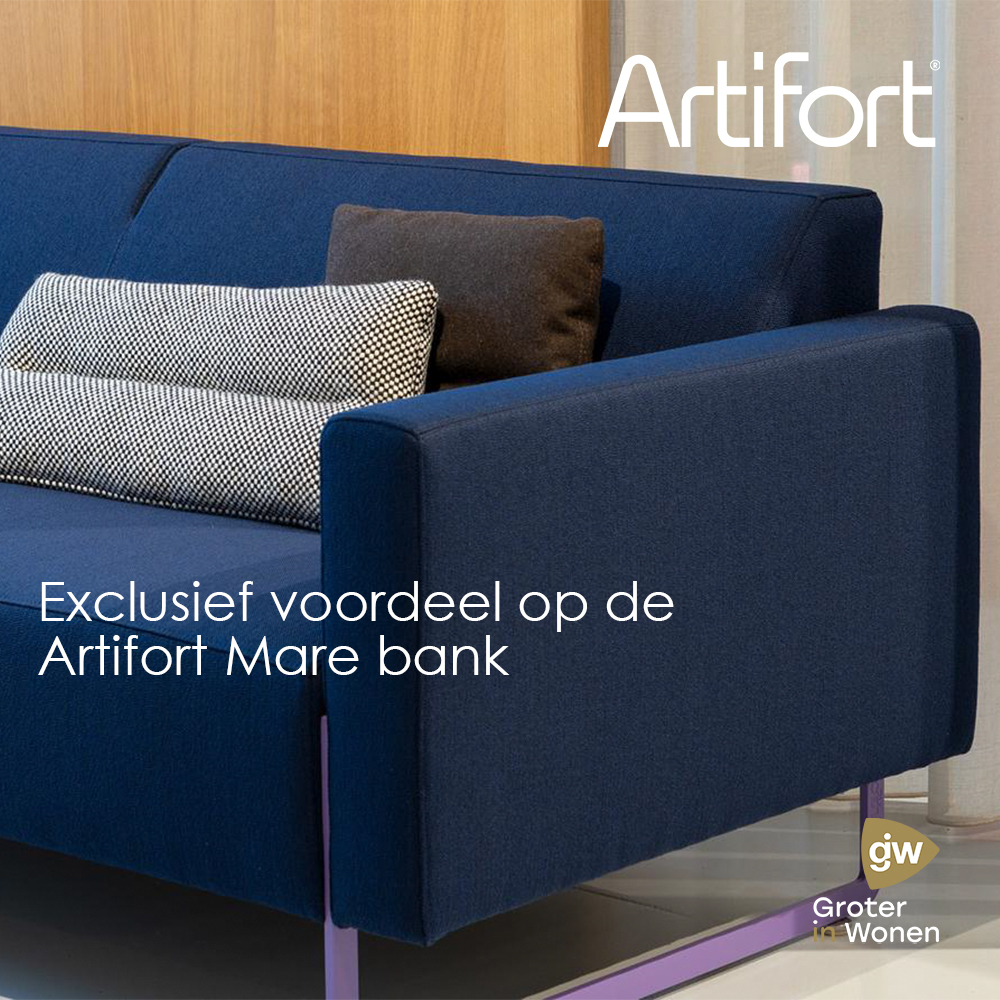 ACTIE - Exclusief voordeel op de Artifort Mare bank