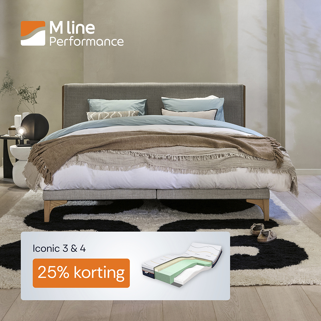 Actie Afbeelding 25% korting op Iconic 3 & 4 matrassen