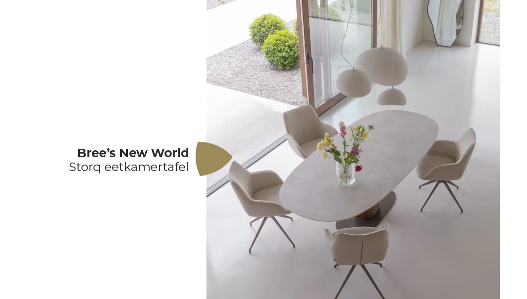 Bree's New World Storq Eetkamertafel