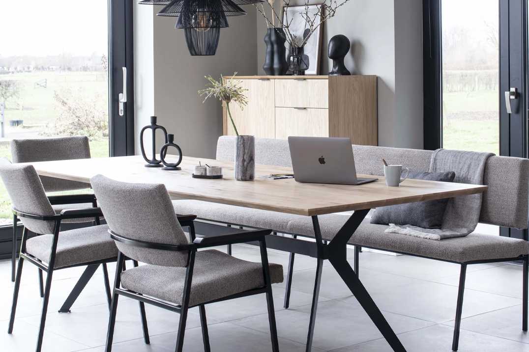 Eetkamerbank: comfortabel tafelen