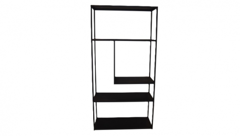 Afbeelding Haans Lifestyle Cabinet Play Raw Iron Black