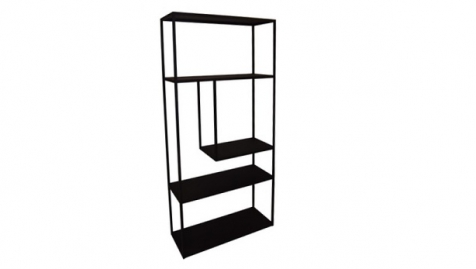 Haans Lifestyle Cabinet Play Raw Iron Black van Haans Lifestyle