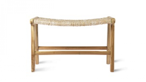 Afbeelding Hk Living Abaca Lounge Ottoman Kruk