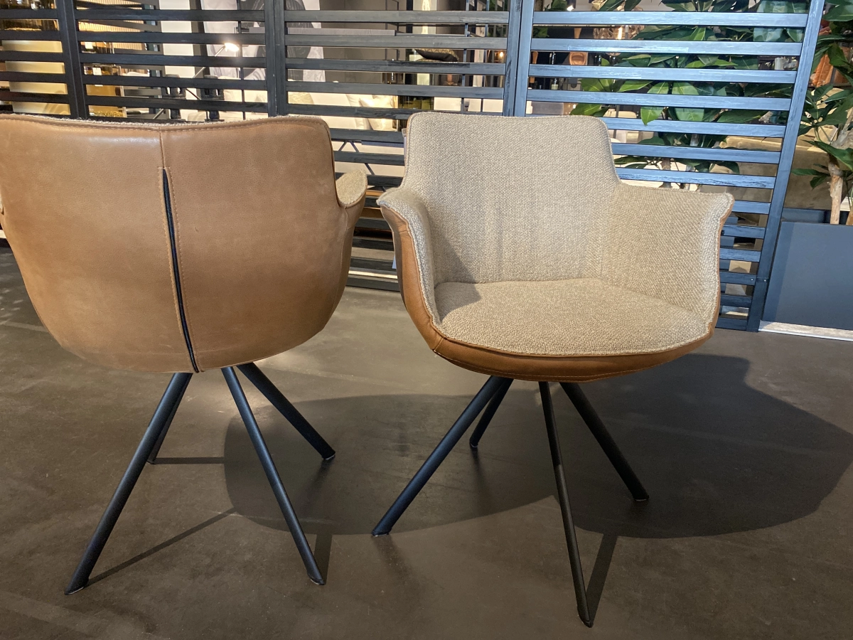 Afbeelding HÉ design Topper 6st eetkamerstoelen 