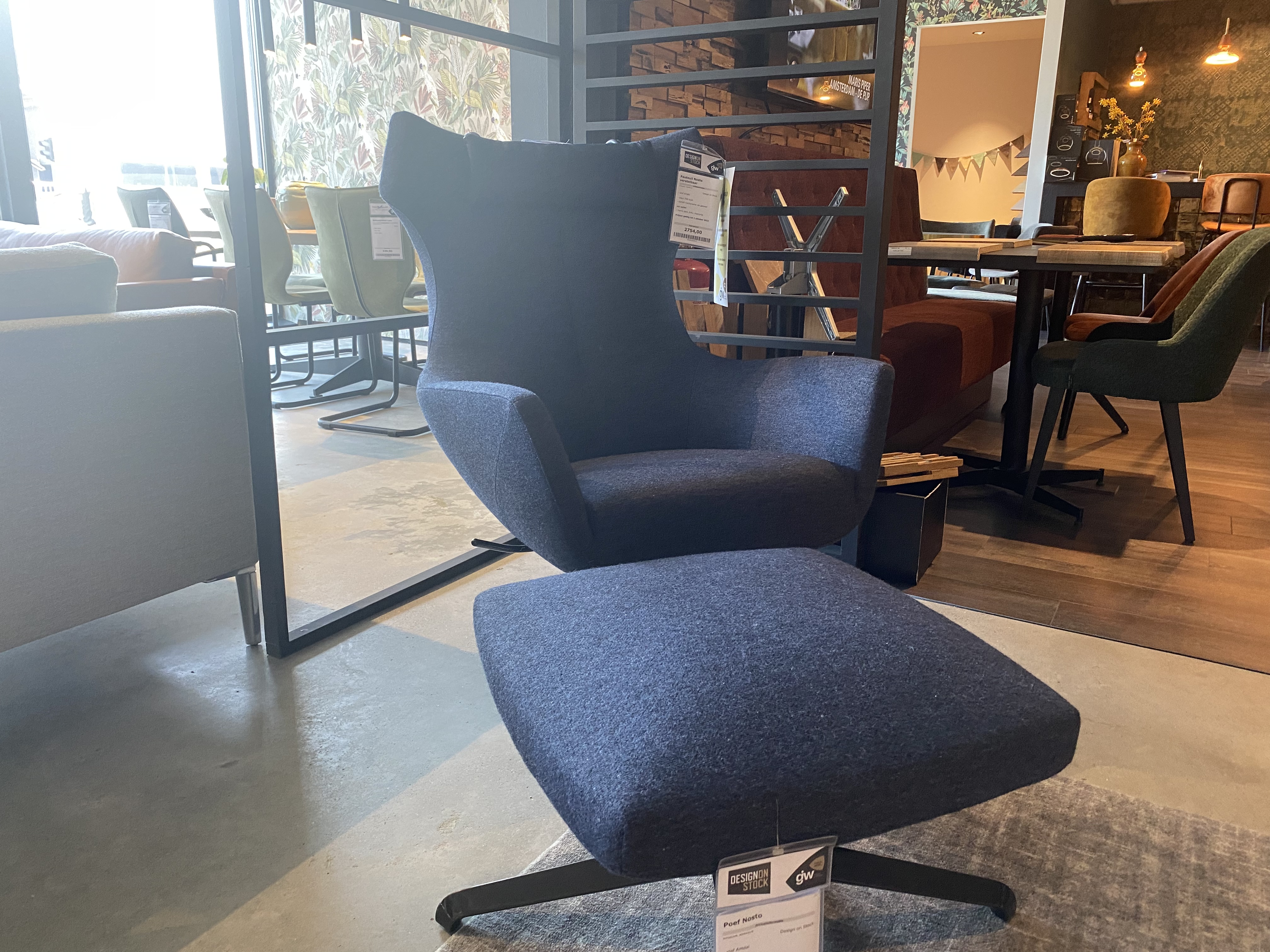 Afbeelding Design on stock fauteuil Nosto 3 delig