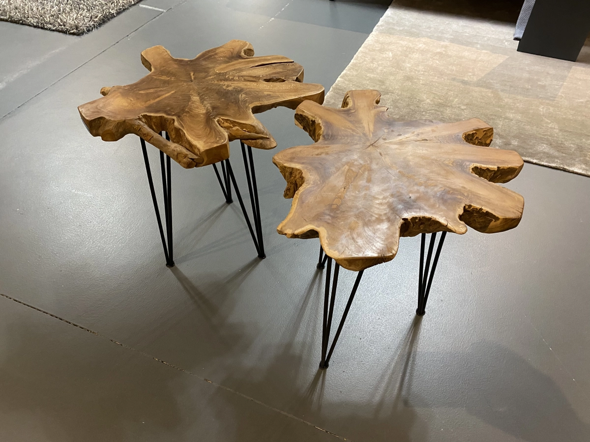 Afbeelding Side table Timber Teak set